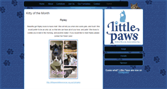 Desktop Screenshot of littlepawskittenrescue.org.au